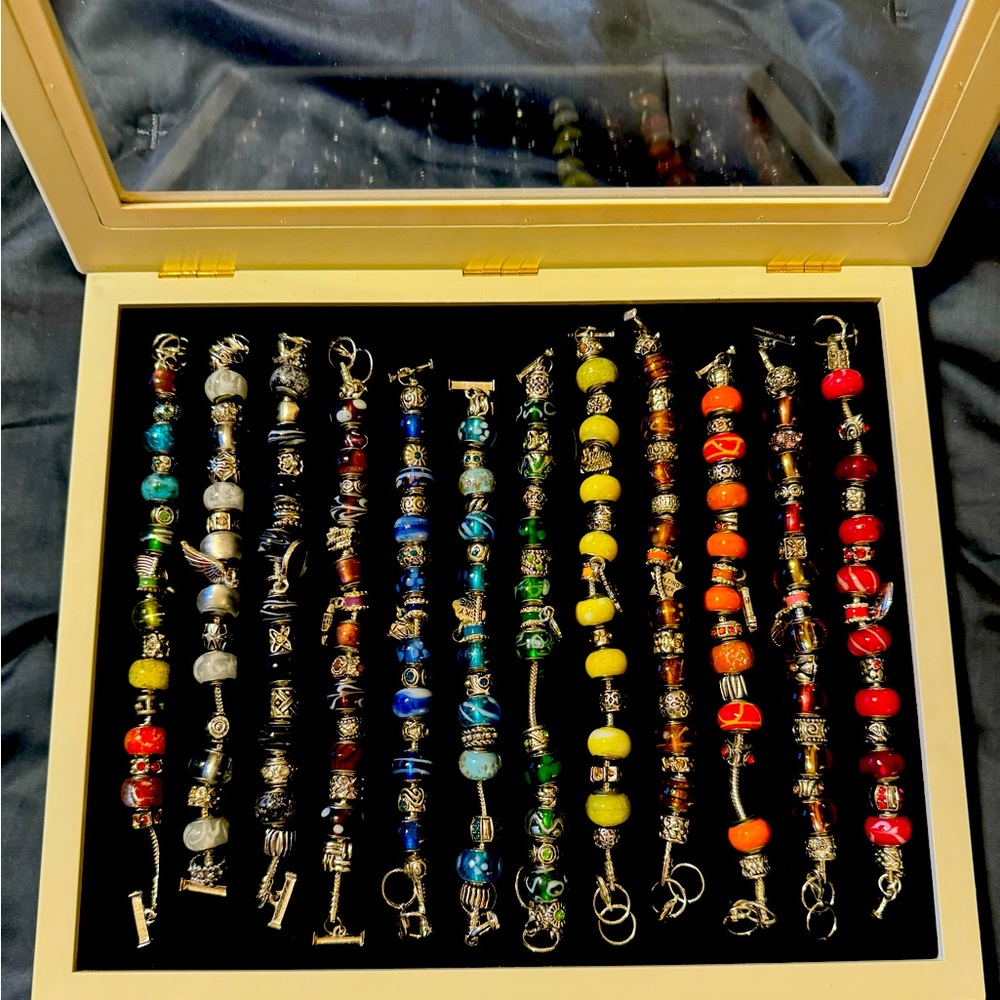 Charm Bracelets by Willabe & Ward 12 different charm bracelets! Never Worn